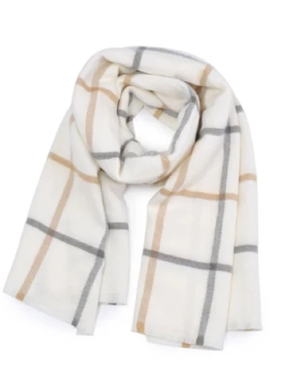Boohoo Oversized Large Scale Check Scarf